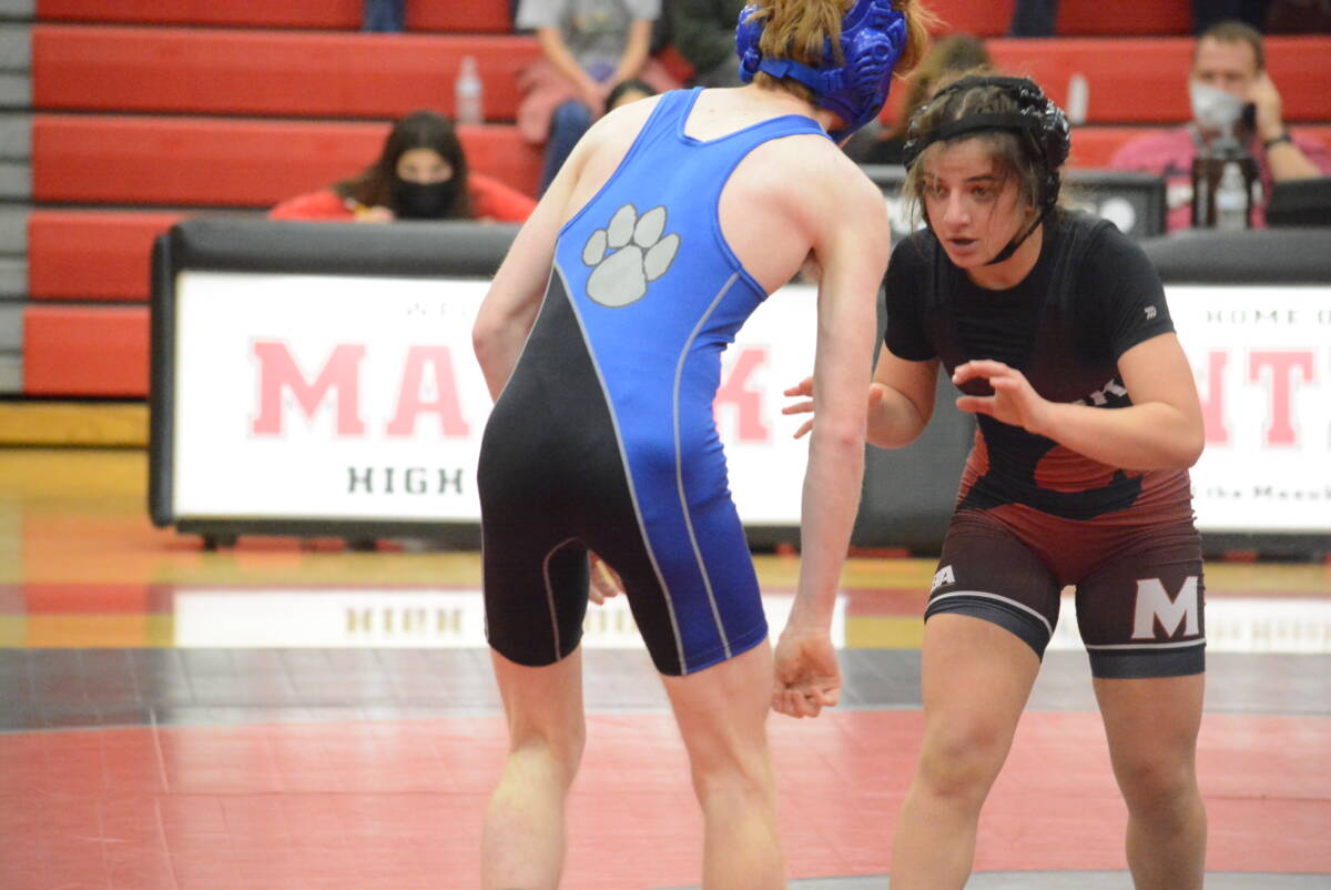 Gianna Silva gave her opponent a battle before falling in the 120 weight class.