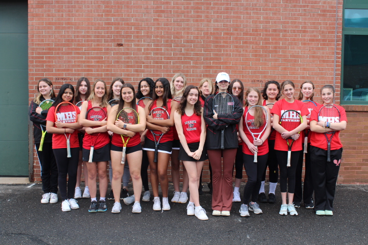 The Masuk girls tennis team