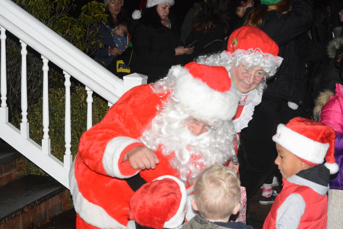 Santa with children