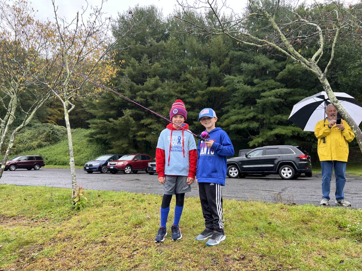 Vinny Franzago, 9, and Evan Huber, 9.
