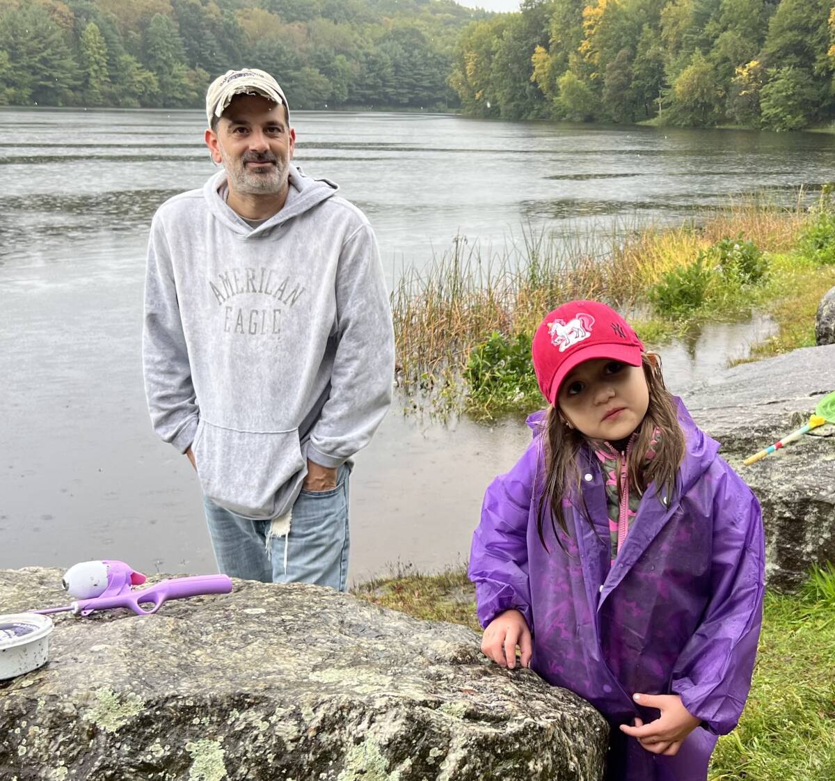 Pat Burdo and his daughter Desi Lu, 6.